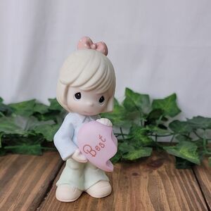 Precious Moments.Collectible Figurine. Missing Her Best Friend.  Like New.